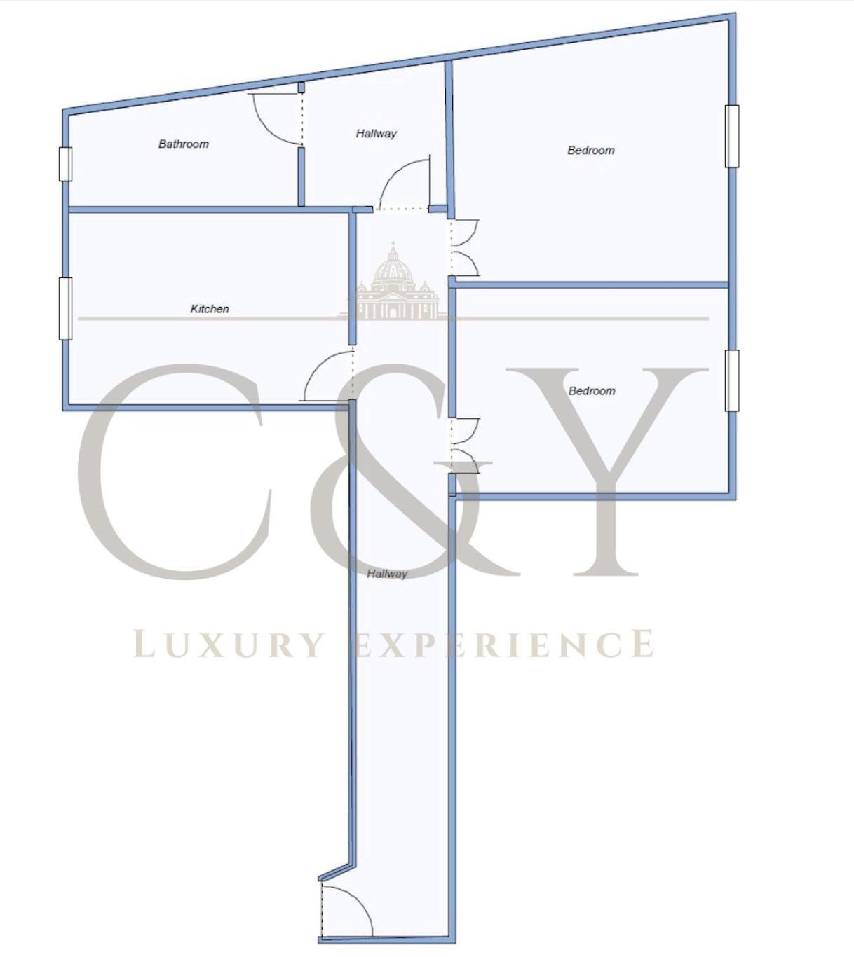C&y - Prati - Luxury Double With Kitchen Lejlighed Rom